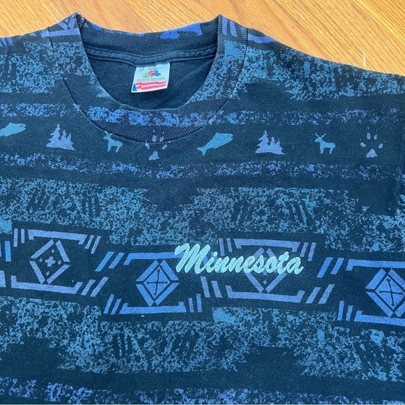 Vintage Minnesota Retro‎ Print Single Stitch T-shirt - Picture 2 of 8
